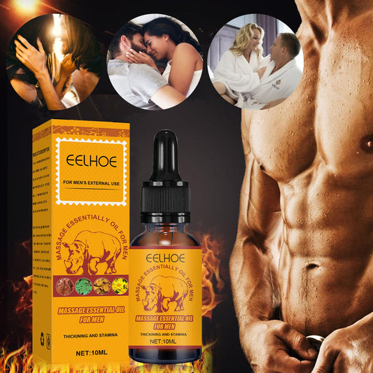 EELHOE Men's Massage Essential Oil, Men's Strength Body Exercise Care