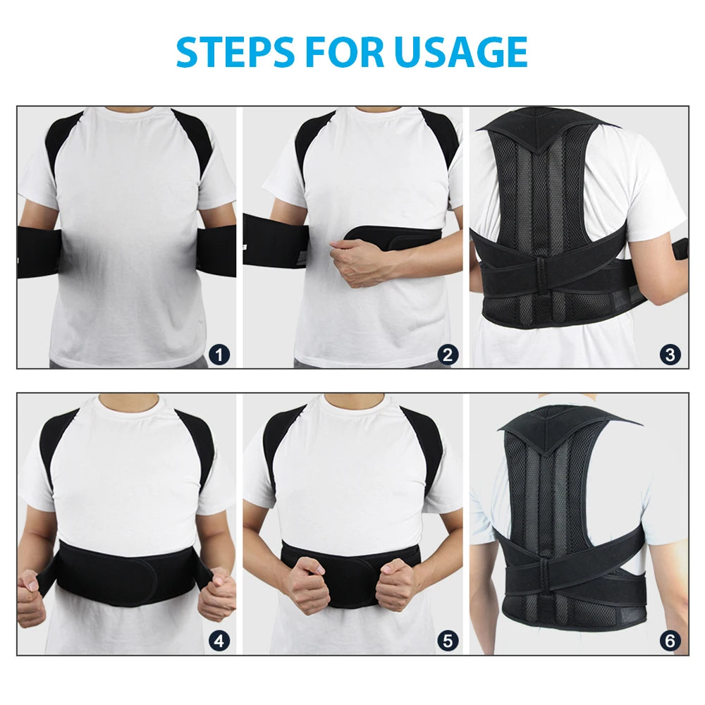 New Upper Back Posture Corrector Posture Clavicle Support Corrector