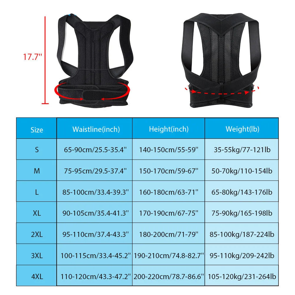 New Upper Back Posture Corrector Posture Clavicle Support Corrector