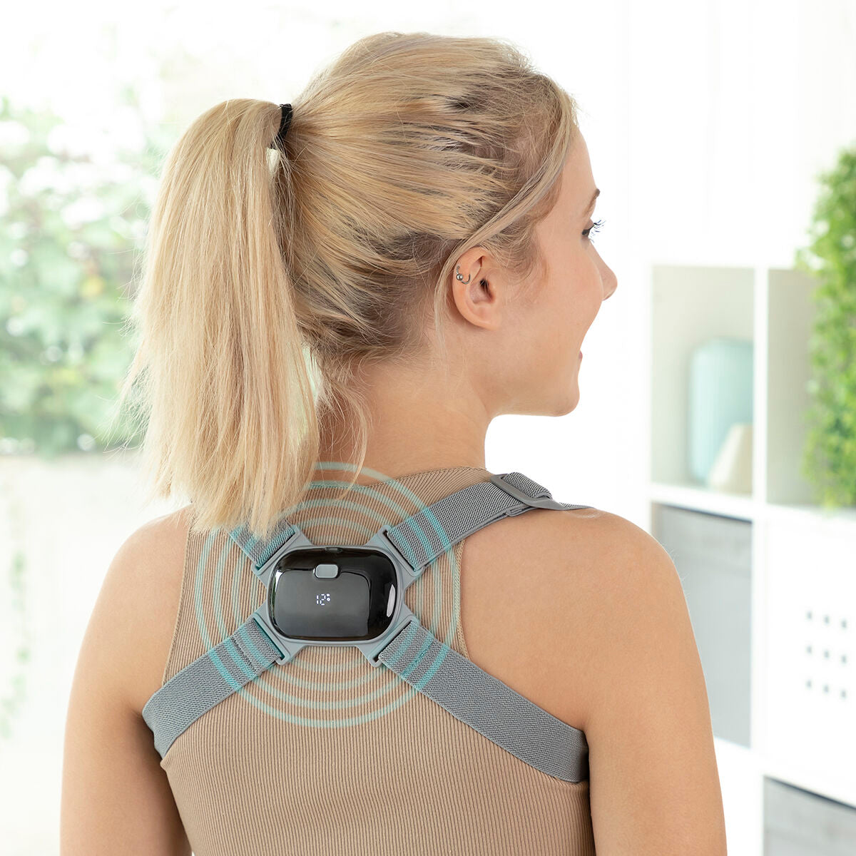 Intelligent Rechargeable Posture Trainer with Vibration Viback